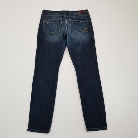 Express Mid Rise Legging Destructed Size 4 Short - Picture 3 of 6